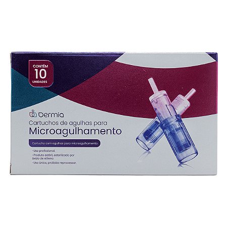 Cartucho Encaixe Universal 36 pontas 10 unidades - Dermia