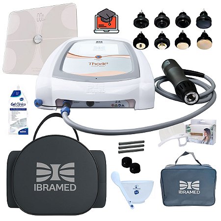 Novo Thork Ondas De Choque Wave Com 1 Aplicador + Balança  + Bolsa Ibramed