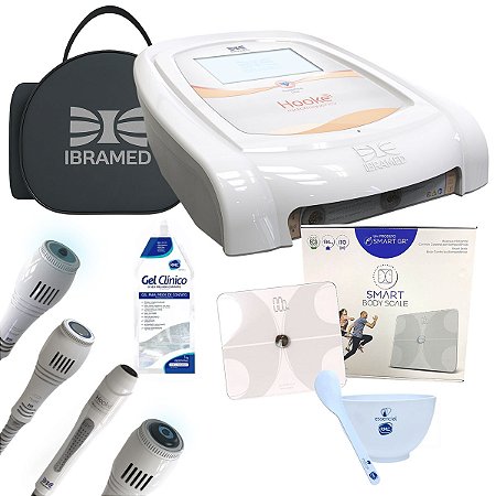 Novo Hooke Aparelho de Radiofrequência de Alta Frequência + 4 Aplicadores + Brindes - Ibramed