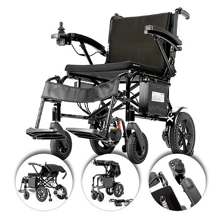 Cadeira De Rodas Motorizada X-Lite Até 120Kg Power Lite
