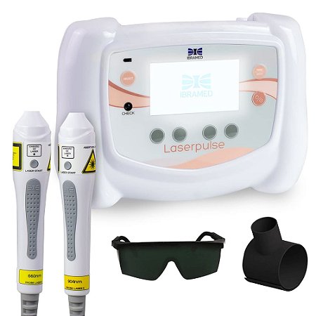 Aparelho Laserpulse + P3 660nm + P5 904nm Laserterapia - Ibramed