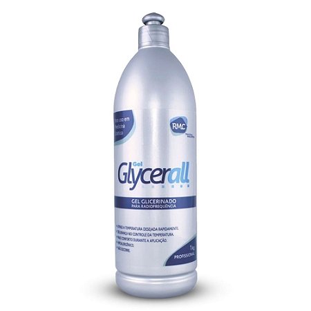 Gel Glycerall RF Para Radiofrequência Frasco Cinza 1Kg - RMC