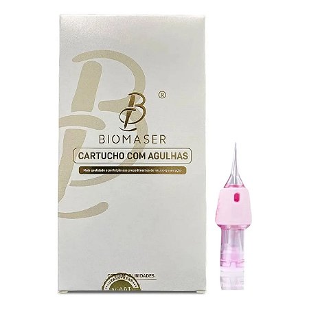 Cartucho Para Micropigmentação 1RL 0.25mm Cx Com 10 Unidades - Biomaser