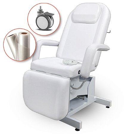 Maca Poltrona Elétrica Delos Plastificada com Rodizío