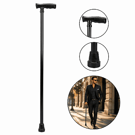 Bengala Tubo Único Black – Mercur