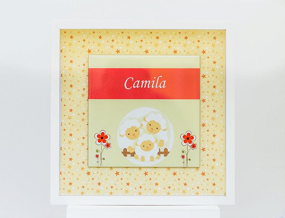 Porta de Maternidade (Tema Ovelhinha Menina)