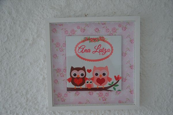 Porta de Maternidade (Tema Coruja Menina)