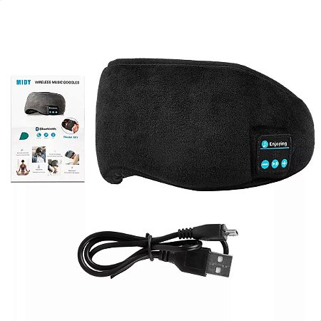 Máscara de Dormir Bluetooth 5.0 Com Fone de Ouvido Original - RelaxedS