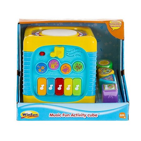 Cubo de atividades musical Clearance