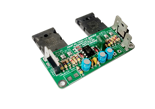 Amplificador De Áudio 100w Montada Transistor Original