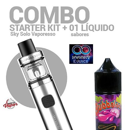 COMBO Kit Sky Solo - Vaporesso + 1 líquido Infinity 0mg - 30ml