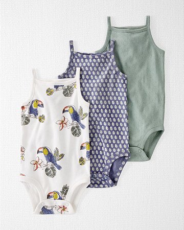 KIT 3 BODIES H&M - IMPORTADO NA BABY STYLE - BabyStyle - Roupas importadas  para bebês