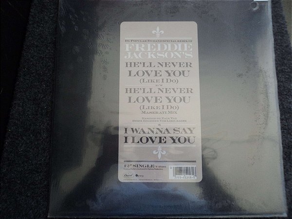 FREDDIE JACKSON - HE'LL NEVER LOVE YOU/I WANNA SAY I LOVE