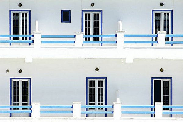 Azul e Branco Ios Grécia