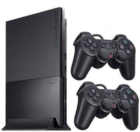 Ps4 com Jogo e Dois Controles  Console de Videogame Playstation