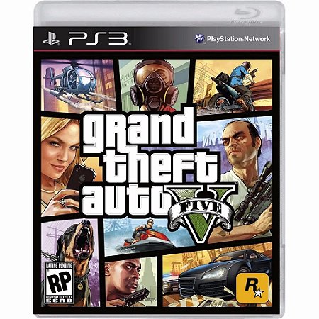 Game Grand Theft Auto GTA V - PS3 - SR Games - Jogos, consoles