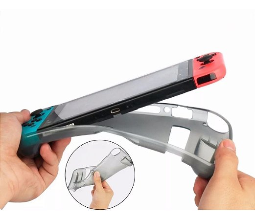 Capa Case TPU Flexível Proteção - Nintendo Switch