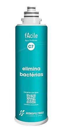 Refil ORIGINAL Facile C7 - para eliminar as Bactérias - Hidro Filtros