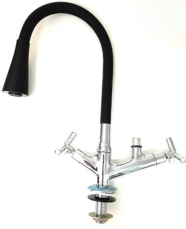 Torneira de Mesa Conj. sem filtro Conic Preta - Bognar