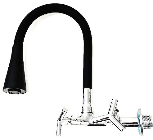 Torneira de Parede Conj. sem filtro Conic Preta - Bognar