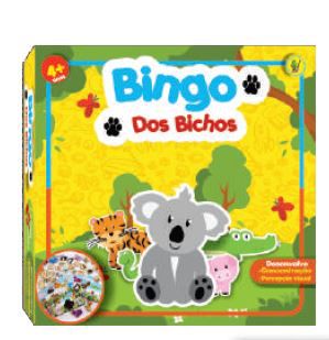 Kit 2 Jogos Bingo dos Bichos e Domino Animais 4anos 5anos 6anos - Jogos  Educativos e Divertidos - Menina Menino