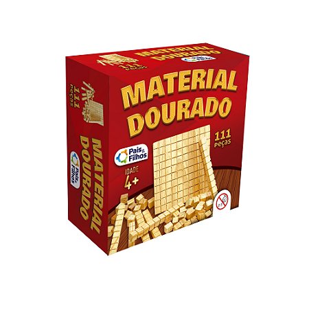 Material Dourado com 111 peças