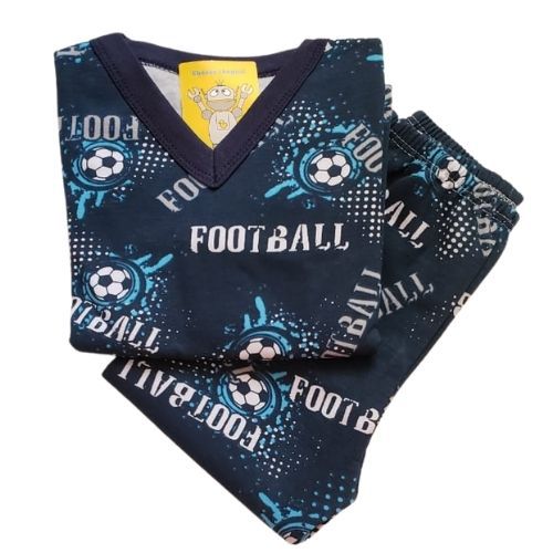 Pijama Infantil Flanelado - 10 ao 12 - Football