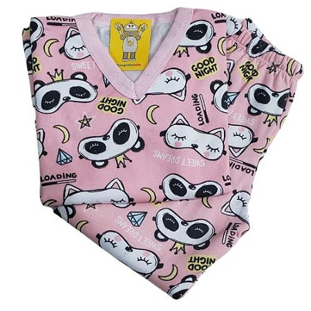 Pijama Infantil Flanelado - 4 ao 8 - Sweet Dreams