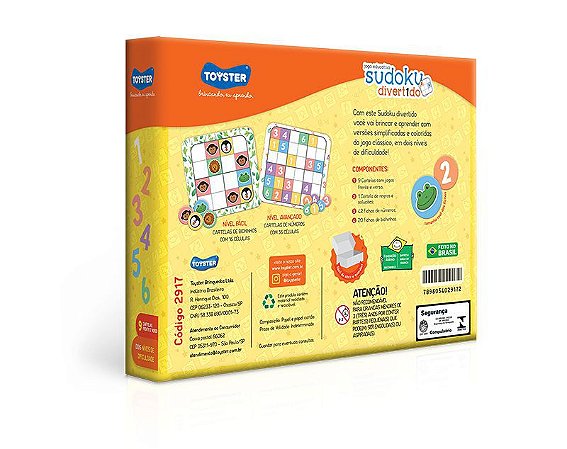 Jogo Educativo Sudoku Divertido