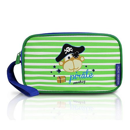 Necessaire Escolar Infantil  - Macaco Pirata