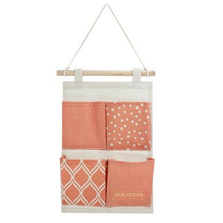 Organizador de Pendurar  - 22cm x 34cm - LOFT  - Salmão