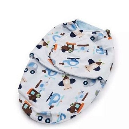 Cueiro Swaddle Enroladinho Ajustável - Transportes