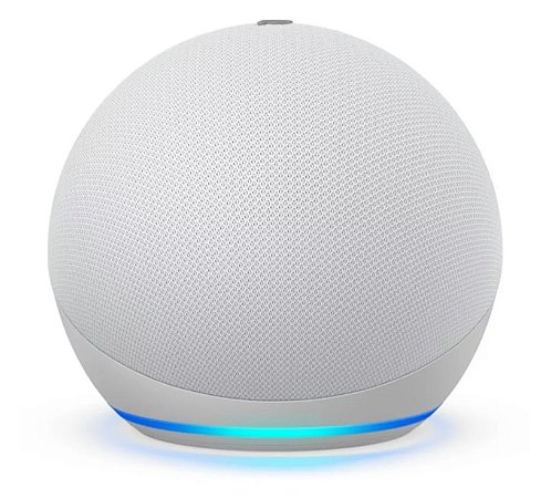 Echo Dot 4ª Geração Smart Speaker Com Alexa Amazon Bivolt Cor Branca 110V/220V