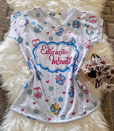 blusas para professores de educação infantil