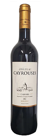 Vinho Tinto Château Cayrouses Cahors 2022