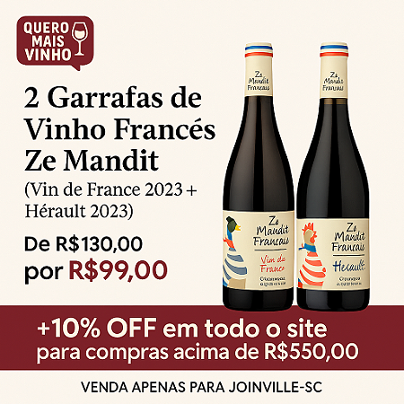 Vinho Ze Mandit Francais Hérault 2023 + Vin De France 2023