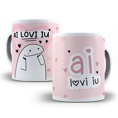 Caneca Porcelana Flork - Ai lovi iu