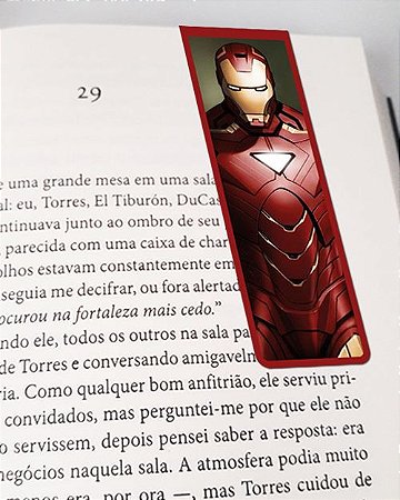 Marcador De Página Magnético Iron Man - Marvel - MQM41