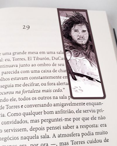 Marcador De Página Magnético Jon Snow - Game of Thrones - GOT31