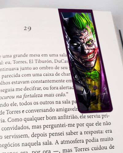 Marcador De Página Magnético Batman e Joker - MDC273
