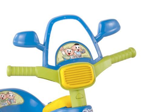 Triciclo Motoca Velotrol Infantil Tico Tico Cebolinha C/som
