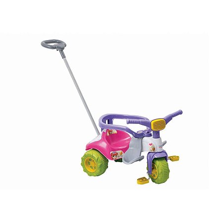 Triciclo Motoca Infantil Tico Tico Zoom Meg Rosa Magic Toys