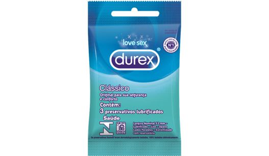 Preservativo Durex Clássico - 3 un.