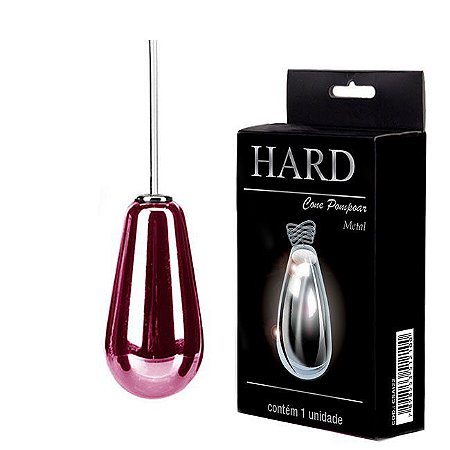 Cone Vaginal Hard Metal - 45g - Cor Rosa