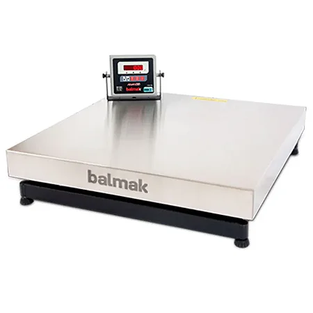 Balança Industrial Balmak com capacidade de 60kgx10g com 50x50cm inox