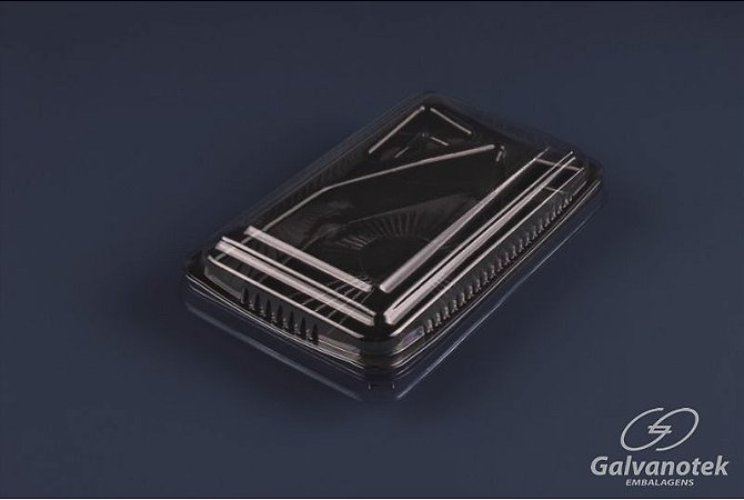 Embalagem para temaki - Galvanotek GO 908 - caixa com 100 unidades