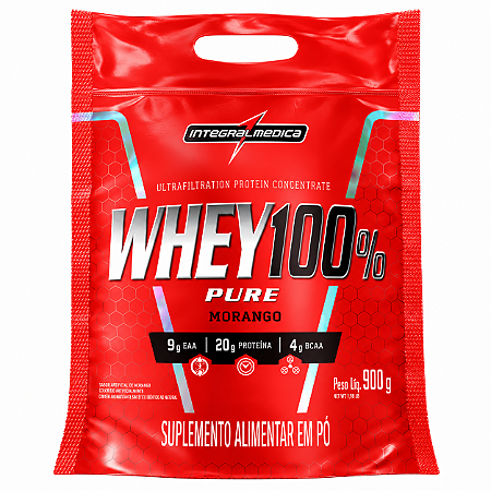 Whey Protein 100% Pure 900g Refil – Integralmédica
