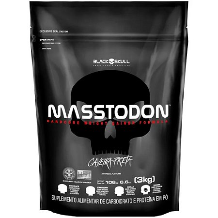Masstodon 3kg Refil - Black Skull