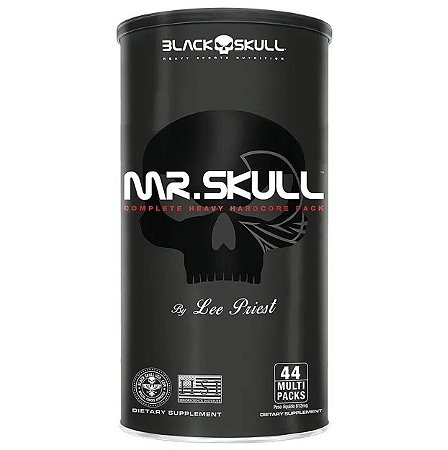Mr. Skull (44 Packs) - Black Skull