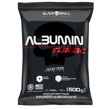 Albumin Turbo 500g Black Skull